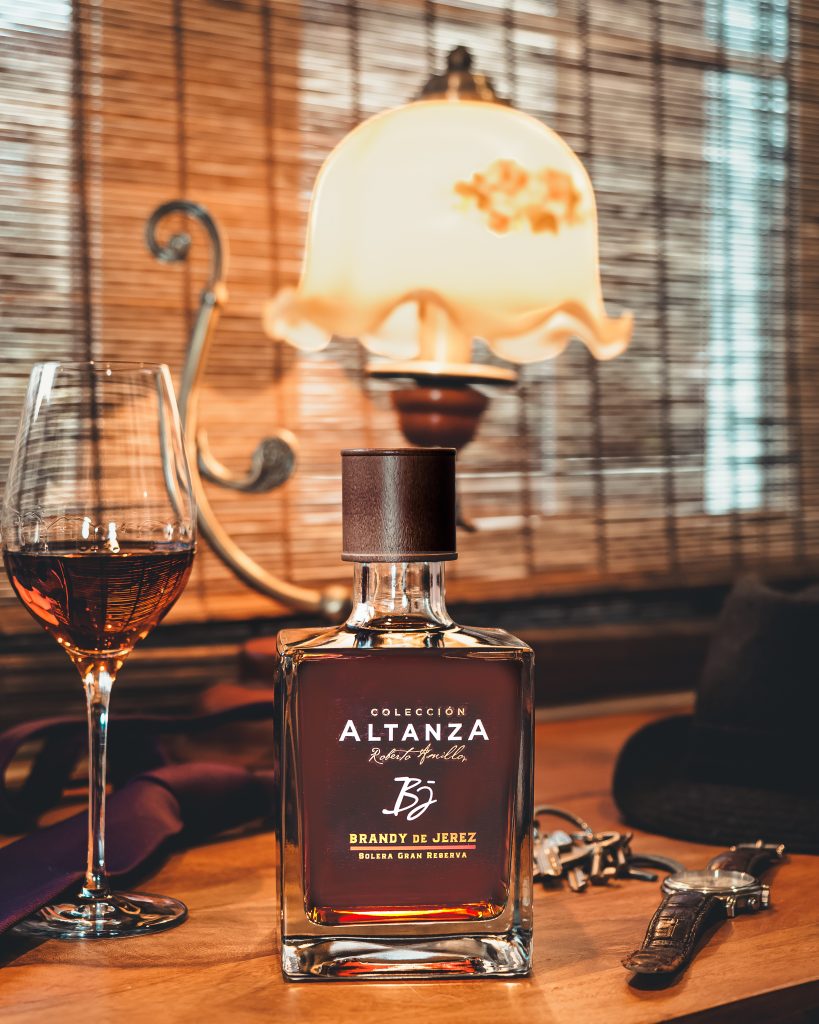 Brandy de Jerez. Botella Individual.